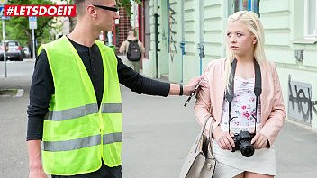 LETSDOEIT - Blondie Tourist Anna Rey Ends Up Fucking With Horny Stranger