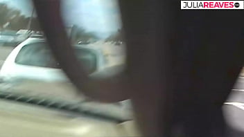 Jack gets to know the hot blonde while driving a car and rams the extra large cock into her cunt