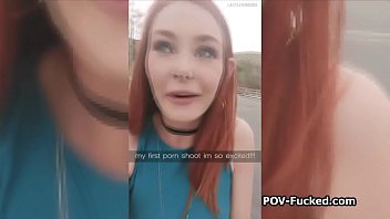 Red head eats ass and sucks dick POV style