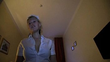 PublicAgent Anna Kournikova look a like fucked in maids outfit