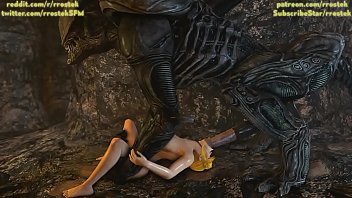 Samus Aran fucked hard by xenomorph aliens deepthroat face fuck 3D porn