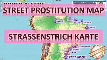 Street Prostitution Map of Porto Alegre, Brazil, with Indication where to find Streetworkers, Freelancers and Brothels. Also we show you the Bar, Nightlife and Red Light District in the City