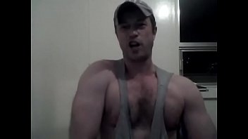 High dirty white trash daddy jacks off and eats cum!