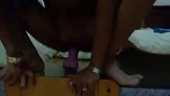 Indian Wife Enjoying Her Dildo At Home