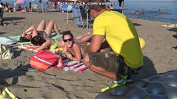 pick-up girl on the beach and fuck her