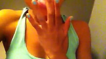 Mixed girl playing with herself, lickin fingers   Thumbzilla