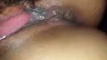 Pussy  juice licking with wife