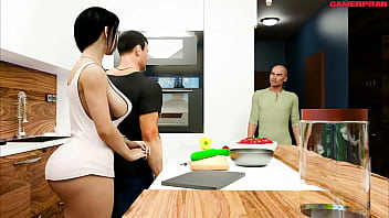 Hot Girlfriend Epi 40 She talks by video call with her sister's husband while he puts a pickle in her cuquita and suddenly the father-in-law gets her in full  action Download Game Here: 