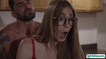 Slut shemale seduces the bestfriend of her stepbrother to fuck her ass.She calls him in the kitchen and she then throat his big cock passionately.In return,the guy licks her ass and he then fucks her tight ass so hard.