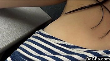 Quickie sex with petite teen at office