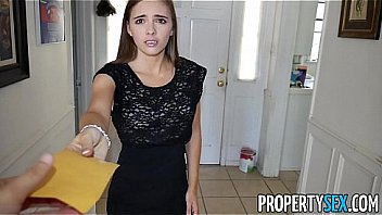 PropertySex - Hot petite real estate agent makes hardcore sex video with client