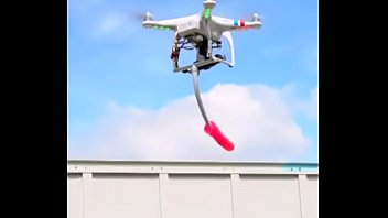 Drone se coge a mujer desnuda en tv
