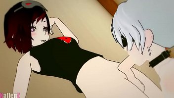 Hentai Sex Futa Ruby Fucks Weiss' Throat