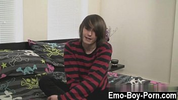 Gay video Hot emo man Mikey Red has never done porn before! HomoEmo