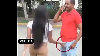Girl teasing boys publicly while touching private parts