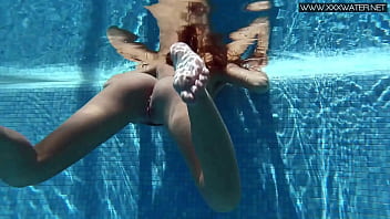Swimming pool pornstar babe Tiffany Tatum