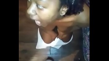 black girl sucks dick with cumshot